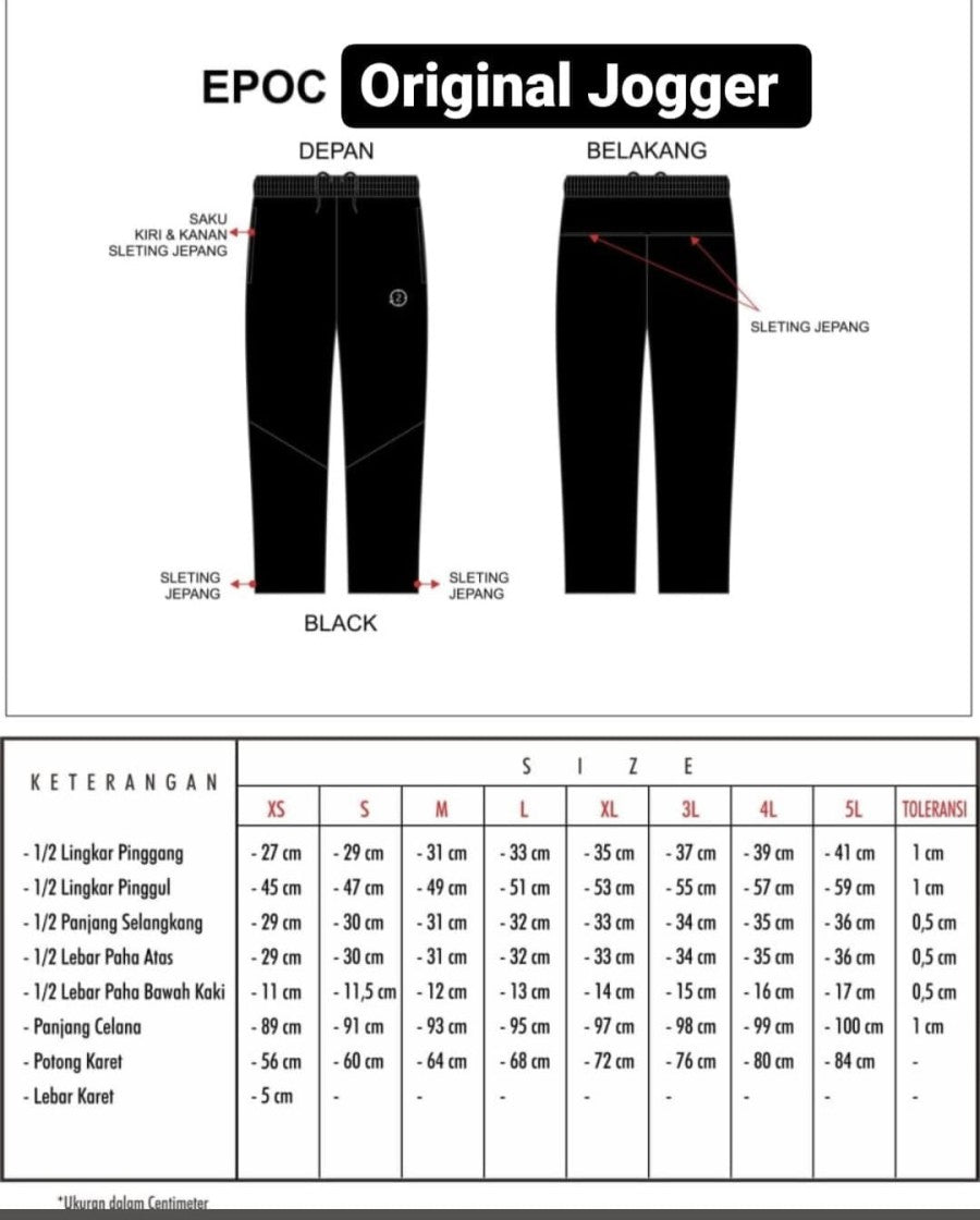 Epoc Original Jogger Pants - Celana Panjang Jogger