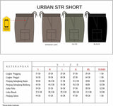 EPOC Ultralite® Urban Cargo Shorts - Celana Pendek Cargo EPOC - Hitam, M