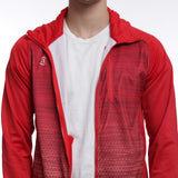 Jacket Cerami Merah Bahan Adem Sporty Unisex