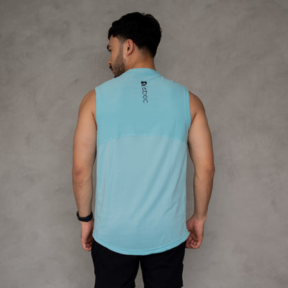 EPOC Elevate Tank Azure Blue - Kaos Singlet Epoc Azure Blue