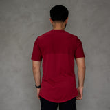 EPOC Versatile V-neck Tee Earth Red - Kaos EPOC Kerah V Merah Maroon