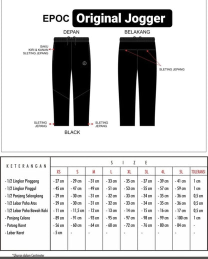 Epoc Original Jogger Pants - Celana Panjang Jogger