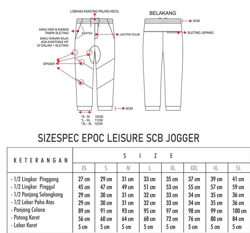 Epoc Leisure Jogger Pants - Celana Panjang Jogger