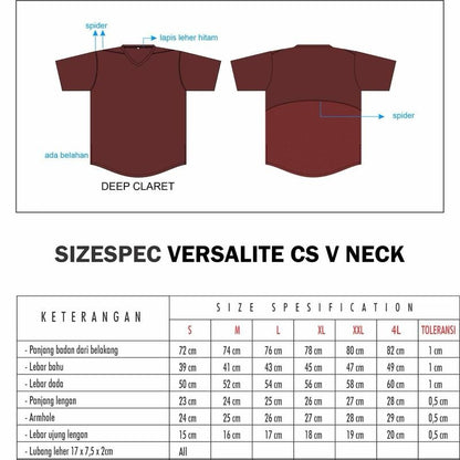 EPOC Versatile V-neck Tee Army Green - Kaos EPOC Kerah V Hijau Army