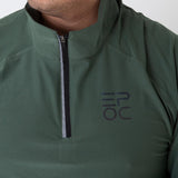 EPOC Long Sleeve Quarter Zip "Cyber" - Olive Green