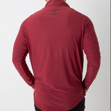 EPOC Long Sleeve Quarter Zip "Cyber" - Red