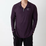 EPOC Long Sleeve Quarter Zip "Cyber" - Deep Purple