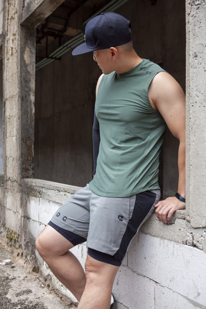EPOC Elevate Tank Army Green - Kaos Singlet Epoc Army Green