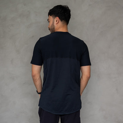 EPOC Versatile V-neck Tee Pitch Black - Kaos EPOC Kerah V Hitam Pekat