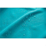 Jaket Parka Saku Proteksi Sinar UV Potongan 3D (Water-Repellent) Light Blue jaket senam jaket olahrata jaket travel jaket lari jaket grup jaket tim