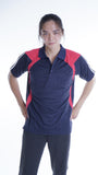 QUICKLINE SHORT SLEEVE POLO PCK53 NAVY RED