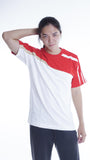 DW T-SHIRT CLAUSE WHITE RED BLACK TEE