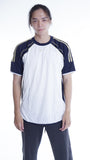 NICE DRYFIT COTTON TEE OBLONG CHELSEA JERSEY WHITE NAVY GOLD