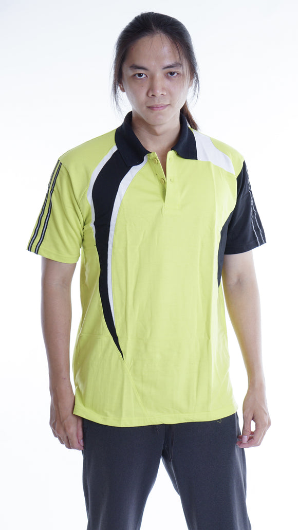 Green Vector Short Sleeve Polo Shirt