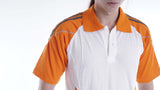 ESPANA White Orange short sleeve Polo Shirts