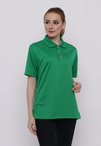 Hitscore Short Sleeve Green Polo Shirt 