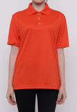 Hitscore Short Sleeve Orange Polo Shirt 